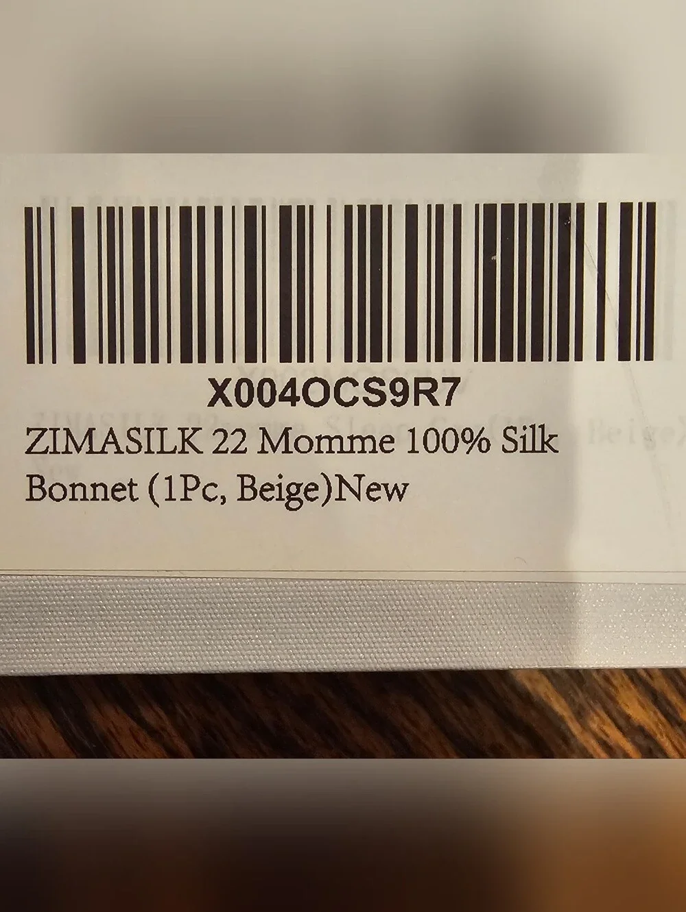 ZIMASILK 22 Momme 100% Mulberry Silk Bonnet for Sleeping Women BEIGE